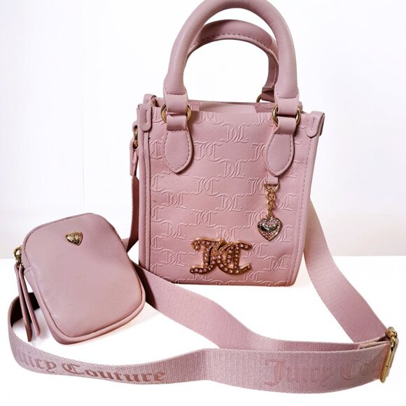 The Juicy Couture All About the Bling Mini Tote in Pink Diamond NWOT - Picture 1 of 10